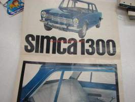 Simca 1300, 1500 -myyntiesite