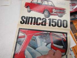 Simca 1300, 1500 -myyntiesite