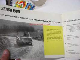Simca 1500 -myyntiesite