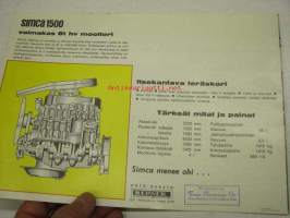 Simca 1500 -myyntiesite
