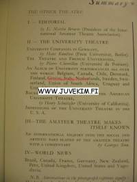 Le Théatre dans le monde volume III nr 2 (French/English)