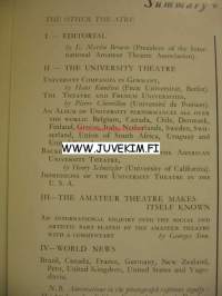 Le Théatre dans le monde volume III nr 2 (French/English)