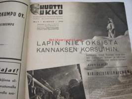 Hurtti Ukko / Hurttiukko 1940 nr 3 elokuu - Suomen sodan 1939-1940 sankaritarinoita, sis. mm. seur. artikkelit; Höyläpenkissä Ingoinaholla, Mies taisteli kotinsa...