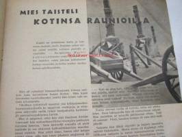 Hurtti Ukko 1940 nr 3 elokuu - Suomen sodan 1939-1940 sankaritarinoita, sis. mm. seur. artikkelit; Höyläpenkissä Ingoinaholla, Mies taisteli kotinsa raunioissa,