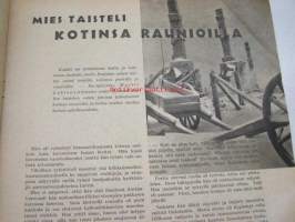 Hurtti Ukko / Hurttiukko 1940 nr 3 elokuu - Suomen sodan 1939-1940 sankaritarinoita, sis. mm. seur. artikkelit; Höyläpenkissä Ingoinaholla, Mies taisteli kotinsa...