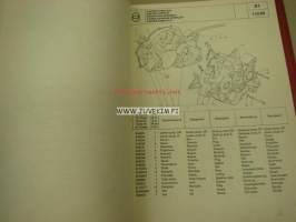 Gilera -spare parts list, varaosaluettelo