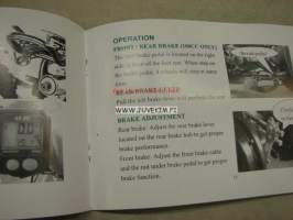 Herchee Motorscooter ATV Road version -owner´s manual, käyttöohjekirja