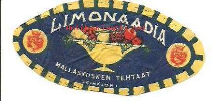 Limonaadia  -   juomaetiketti