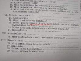 Betonityöntekijä