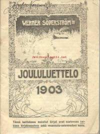 Joululuettelo 1903