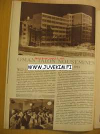 Kotiliesi 1955 nr 2 , tammikuu . Aiheita  kiiltävät kihlat, Saivo koko sivun värimainos. Takakannessa UPO pulsaattoripesukone -mainos,