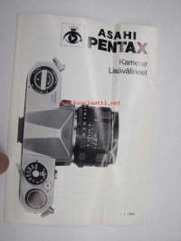 Asahi Pentax kamera -myyntiesite