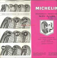 Suomen Michelin Oy Ab - Michelin  rengashinnasto 23 b 1959