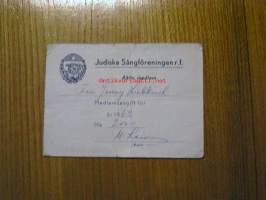 judiska sångföreningen r. f