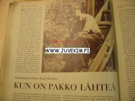 Kotiliesi 1955 nr 15, elokuu ajankuvaa ja mainoksia Tunnettuja naisia: Lilli Syvänen. Tapiolan sisustusnäyttely, artikkeli ja 9 kuvaa.