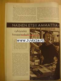 Kotiliesi 1955 nr 16, elokuu ajankuvaa.  Liikolan kyläläisten uusi hämäläinen kotiseutu (Kostamo-Virolaisen talo, Hatakan talo, Laakkosen ja Mälkiän talot),