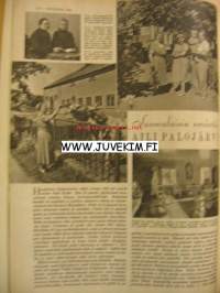 Kotiliesi 1949 nr 20 Lokakuu. Takakannessa värikäs piirretty  Silo -mainos. Piirretty nelivärimainos Fazer -makarooni. Ajankuvaa, mainoksia ja ruokaohjeita