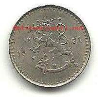 25  penniä  1921