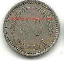50  penniä  1921