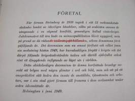 Oy Strömberg Ab Glimtar i ord och bild från det sjätte decenniet 1939-1949