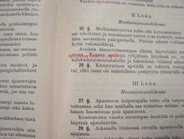 Helsingin kaupungin liikennejärjestys 1955 - Trafikordning för Helsingfors stad 1955