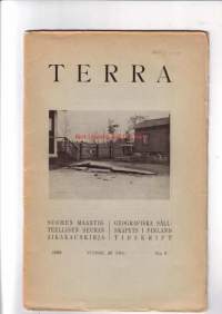 Terra no 3 1933 - Suomen Maantieteellisen Seuran aikakauskirja