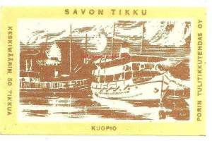 Savon Tikku, Kuopio -tulitikkuetiketti