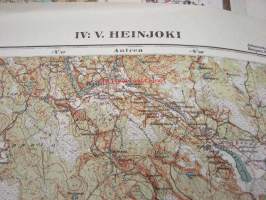Heinjoki, Wiipurin lääni, 1921 -kartta