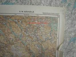 Räisälä, Wiipurin lääni, 1920 -kartta