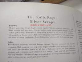 Rolls-Royce Silver Seraph -myyntiesite / sales brochure