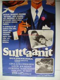 SULTTAANITElokuva vuodelta 1965Ohjaaja: Jean DelannoyPääosissa: Gina Lollobrigida, Louis Jourdan, Corinne Marchand, elokuvajuliste  40x60 cm