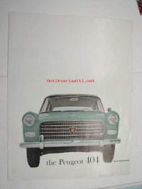 Peugeot 404 (Amerikan markkinoitten versio) -myyntiesite