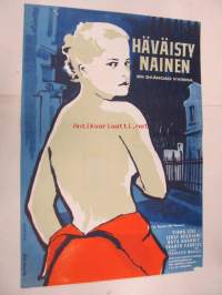 Häväisty nainen - En skändad kvinna -elokuvajuliste, Virna Lisi, Serge Reggiani, Francesco Maselli