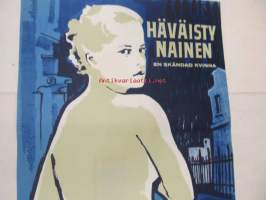 Häväisty nainen - En skändad kvinna -elokuvajuliste, Virna Lisi, Serge Reggiani, Francesco Maselli