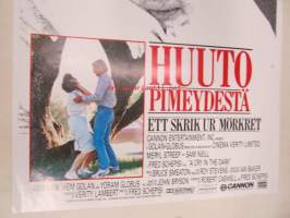 Huuto pimeydestä - Ett skrik ur mörkret -elokuvajuliste, Meryl Streep, Sam Neill, Fred Schepisi