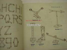 Merkur Metallbaukasten Vorlagenbuch