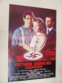 Petturin suudelma - Judaskyssen -elokuvajuliste, Jodie Foster, Michael Ontkean, Claude Chabrol