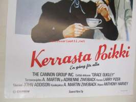 Kerrasta poikki - En gång för alla -elokuvajuliste, Katharine Hepburn, Nick Nolte, Anthony Harvey