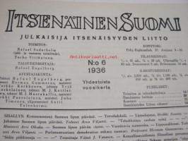 Itsenäinen Suomi 1936 nr 6