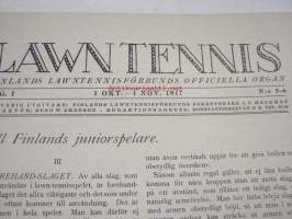 Lawn Tennis 1917 nr 5-6 -Suomen Tennisliiton lehti