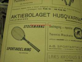 Lawn Tennis 1917 nr 2 -Suomen Tennisliiton lehti