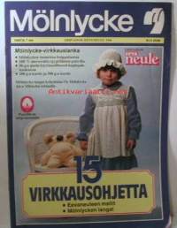 Mölnlycke  15 virkkausohjetta eripainos  eevaneule 3/84