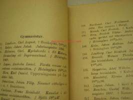 Tilläg och rättelser i fråga om lärare och elever vid Åbo Gymnasium 1830-1872