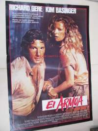 Ei armoa - Utan nåd -elokuvajuliste, Richard Gere, Kim Basinger, Richard Pearce