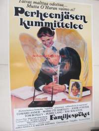 Perheenjäsen kummittelee -  Familjespöket -elokuvajuliste, Edward Asner, Jodie Foster, William Bartman