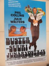 Buster - suuri junaryöstäjä -elokuvajuliste, Phil Collins, Julie Walters, David Green