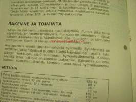 Haka 2000 Traktorikaivuri Vakola koetusselostus nr 978 1978