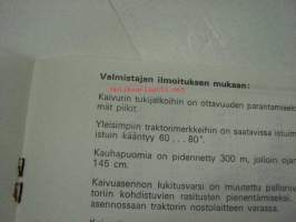 Haka 2000 Traktorikaivuri Vakola koetusselostus nr 978 1978