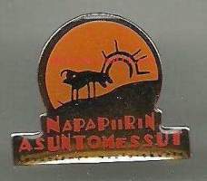 Napapiirin Asuntomessut - pinssi,  rintamerkki