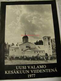 Uusi Valamo kesäkuun viidentenä 1977. Valokuvateos